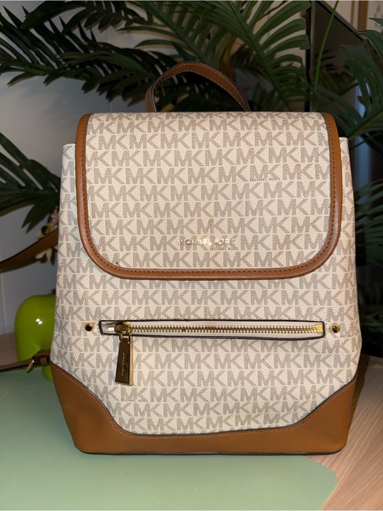 Michael Kors Handbags - Michael Kors Medium Logo Backpack